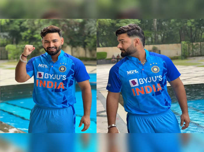 રિષભ પંતે નવી T20I જર્સી સાથે ફોટો શેર કર્યો, સૂર્યકુમાર યાદવે આપી આવી પ્રતિક્રિયા - suryakumar yadav praises rishabh pant shared post with new t20i jersey
