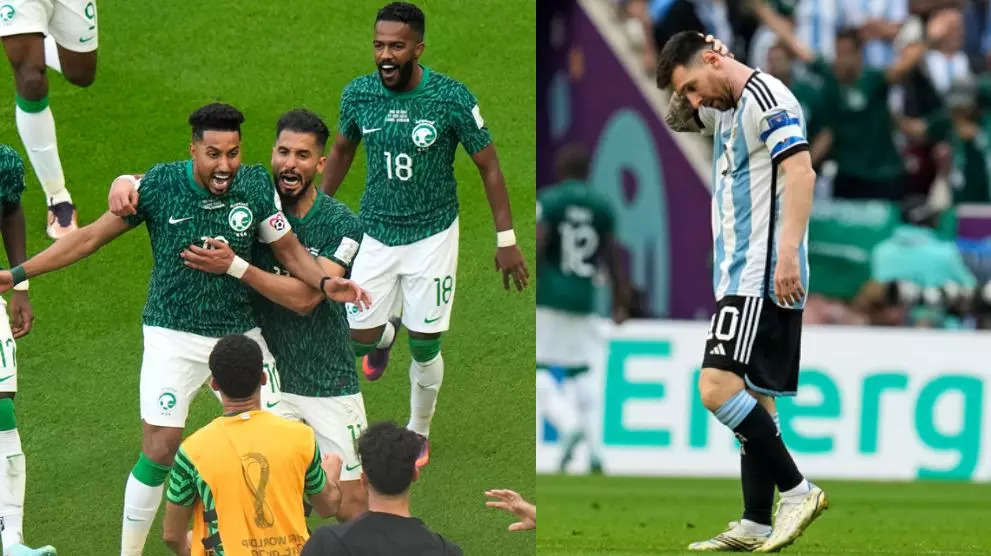 argentina vs saudi arabia, ફૂટબોલ વર્લ્ડ કપમાં મોટો અપસેટ: મેસ્સીનો ઐતિહાસિક ગોલ બેકાર ગયો, સાઉદીએ આર્જેન્ટિનાને હરાવ્યું - saudi arabia beat argentina lionel messi and co stunned in huge fifa world cup shock
