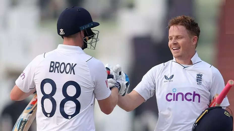 pakistan vs england 1st test, પ્રથમ ટેસ્ટઃ ઈંગ્લેન્ડના બેટર્સે પાકિસ્તાની બોલર્સની મન મૂકીને ધોલાઈ કરી, રચી દીધો નવો ઈતિહાસ - first test england post record total on first day of a test match against pakistan in rawalpindi