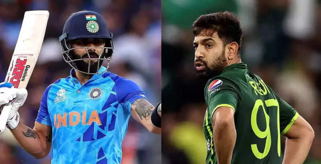 virat kohli, જે પાકિસ્તાની બોલરની ઓવરમાં કોહલીએ ફટકારી હતી બે યાદગાર સિક્સર, તેણે કહી મોટી વાત - only virat kohli could have hit those two sixes says pakistan pacer haris rauf