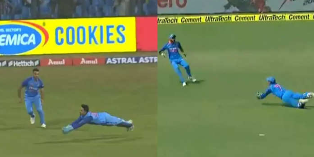 Ishan Kishan, IND vs SL: Ishan Kishanમાં દેખાઈ MS Dhoniની ઝલક, હવામાં કૂદી પકડ્યો અશક્ય કેચ! - ind vs sl ishan kishan took stunning catch captain hardik pandra laughed