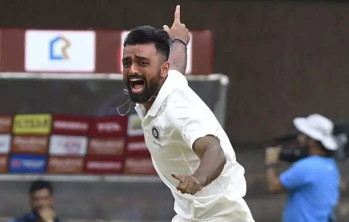 jaydev unadkat hat trick, રણજી ટ્રોફીમાં ગર્જ્યો સૌરાષ્ટ્રનો સાવજ જયદેવ ઉનડકટ, રચી દીધો મોટો ઈતિહાસ - saurashtra bowler jaydev unadkat becomes first bowler to pick first over hat trick in ranji trophy