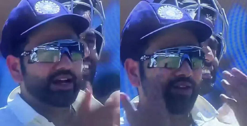 angry rohit sharma, IND vs AUS પ્રથમ ટેસ્ટઃ DRS રિપ્લે દરમિયાન કેમેરામેન પર રોષે ભરાયો રોહિત, વિડીયો વાયરલ - india vs australia 1st test watch rohit sharma angry outburst at broadcasters during drs replay