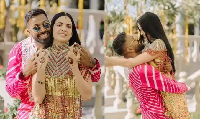 hardik pandya natasa stankovic, લગ્નની તસ્વીરો તો જોઈ લીધી...હવે જુઓ પત્ની નતાશા સાથે હાર્દિક પંડ્યાનો આ અંદાજ - cricket hardik pandya and wife natasa stankovic wedding photos