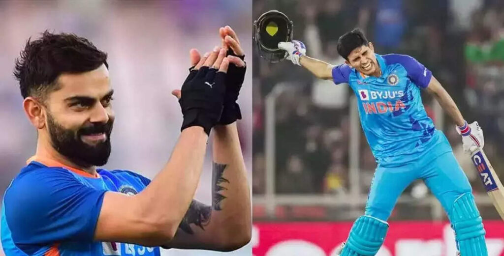 shubman gill t20 century, પોતાનો રેકોર્ડ તોડનારા શુભમન ગિલથી પ્રભાવિત થયો કોહલી, તેની પ્રશંસામાં કહી દીધી મોટી વાત - virat kohli impressed as shubman gill breaks his record says future is here