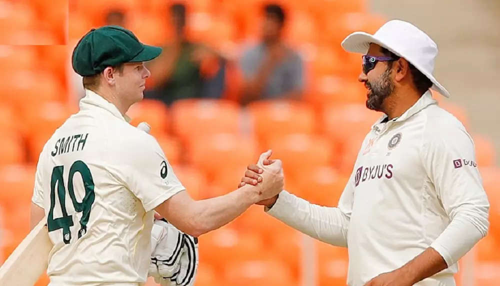 india vs australia 4th test 2023, ચોથી ટેસ્ટ નિરસ રીતે ડ્રો રહી, ભારતે ઓસ્ટ્રેલિયા સામે 2-1થી સીરિઝ જીતી - border gavaskar trophy 2023 india take series 2 1 after 4th test against australia draw