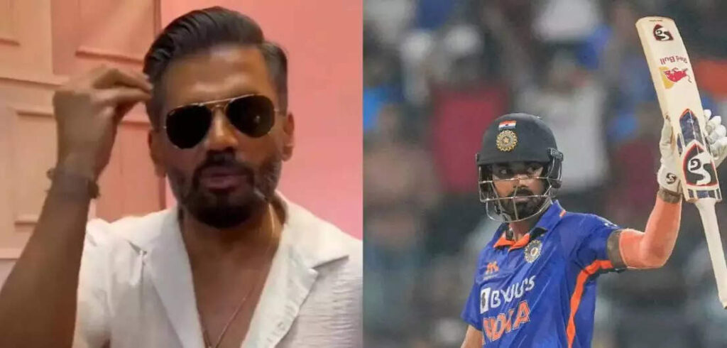 suniel shetty, લોકેશ રાહુલના સમર્થનમાં આવ્યા સસરા સુનીલ શેટ્ટી, ટીકાકારોને આપ્યો જવાબ - sunil shetty gives fiery response to kl rahuls critics after mumbai odi heroics