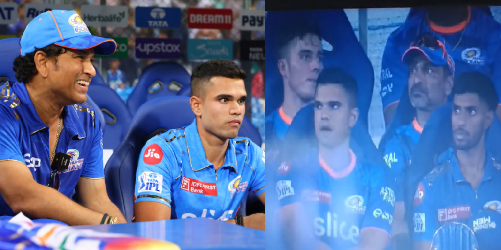 Arjun Tendulkar, MI vs SRH: Sachin Tendulkarના દીકરા Arjun Tendulkarના આકરા તેવર! બીજી જ મેચમાં કરેલી હરકત કેમેરામાં થઈ કેદ - mi vs srh arjun tendulkar gets angry on cameraman during the match