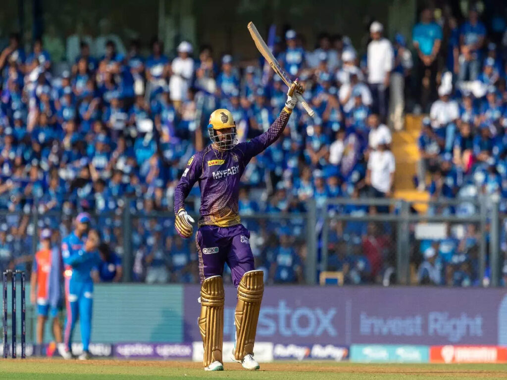 Venkatesh Iyer Century, IPL 2023 KKR vs MI: વિસ્ફોટક બેટ્સમેન વેંકટેશ અય્યરે માત્ર 49 બોલમાં ફટકારી સદી - ipl 2023 kolkata knight riders batsman ​venkatesh iyer smash century vs mumbai indians