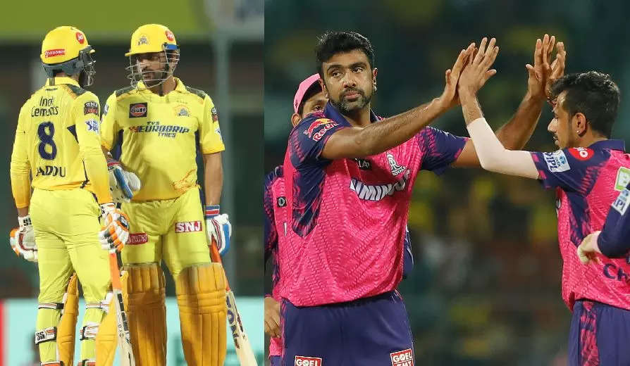 chennai super kings vs rajasthan royals, IPL: ધોની અને જાડેજાની ઝંઝાવાતી બેટિંગ એળે ગઈ, ચેન્નઈ સામે રાજસ્થાનનો રોમાંચક વિજય - ipl 2023 rajasthan royals survive dhoni and jadeja scare to edge home by 3 runs against chennai super kings