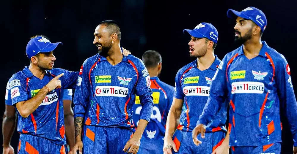 krunal pandya, IPL 2023: કૃણાલ પંડ્યાનું ઓલ-રાઉન્ડ પ્રદર્શન, હૈદરાબાદ સામે લખનૌનો આસાન વિજય - ipl 2023 lucknow super giants vs sunrisers hyderabadall round krunal pandya downs srh in lucknow