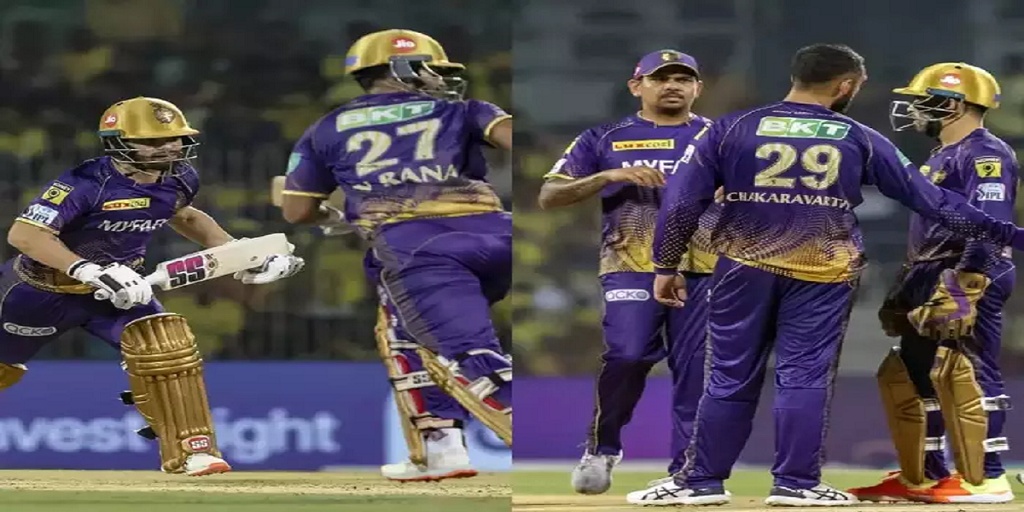kkr won against csk, IPL:CSK સામે KKRનો 6 વિકેટે વિજય, રિંકૂસિંહ અને નીતિશ રાણાની આક્રમક બેટિંગ - kkr win against csk by 6 wicket in ipl