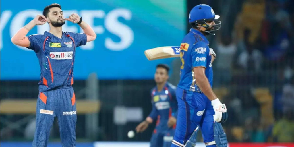naveen-ul-haq, LSG vs MI: 'કોહલી... કોહલી'ની બૂમ પાડી રહ્યા હતા દર્શકો, Naveen-ul-Haqએ આવો ઈશારો કરી ચૂપ કરાવ્યા - virat kohli fans tried to troll naveel ul haq as lucknow super giants out from qualifier round
