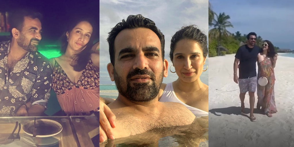 Zaheer Khan, Zaheer Khan: પત્ની સાગરિકા ઘાટગે સાથે માલદીવ્સમાં ઝહીર ખાન, દરિયાકિનારે થયા રોમેન્ટિક - zaheer khan and sagarika ghatge vacationing in maldives shares some beautiful pictures