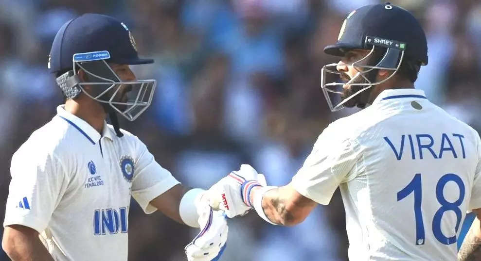 india vs australia wtc final, WTC Final: કોહલી અને રહાણેએ આશા જગાવી છતાં, અંતિમ દિવસે ઓસ્ટ્રેલિયાનું પલડું ભારે - wtc final 2023 despite kohli and rahane stand advantage for australia