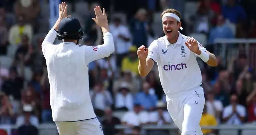 stuart broad, સ્ટુઅર્ટ બ્રોડે રચ્યો ઈતિહાસ, આ સિદ્ધિ નોંધાવનારો વિશ્વનો ફક્ત બીજો બોલર બન્યો - ashes 2023 england vs australia stuart broad becomes second pacer to take 600 test wickets